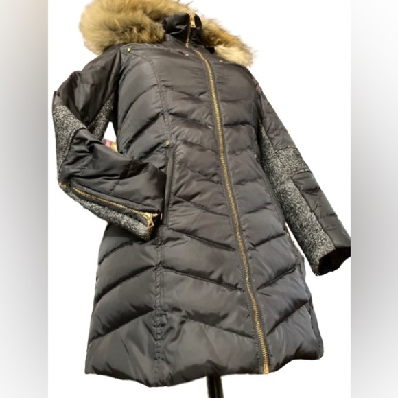 Sam Edelman Charcoal-greenish-gray, Down coat, wmns Sz Sm - Picture 3 of 6